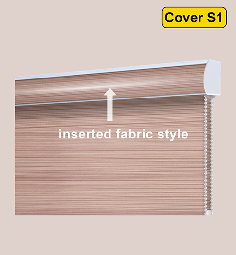 Cover S1 with inserted shade fabric