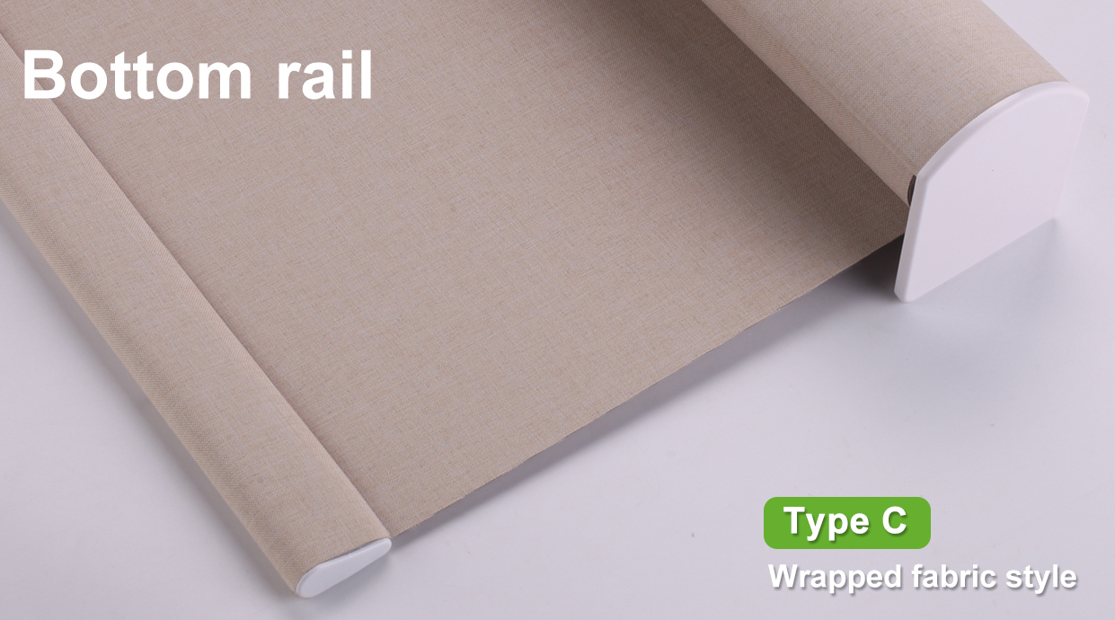 Type C fabric-wrapped rail